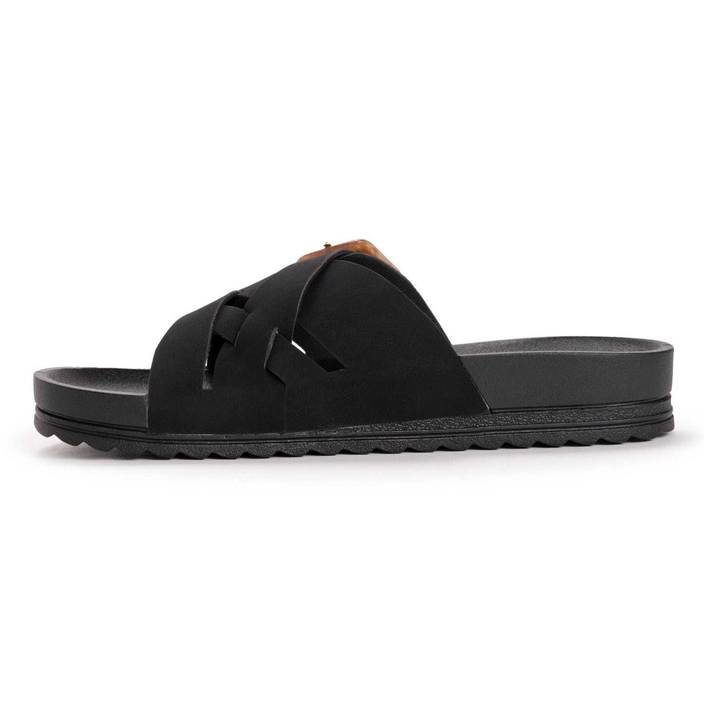 Muk Luks Women's Grand Shayna Sandal: Black / 10