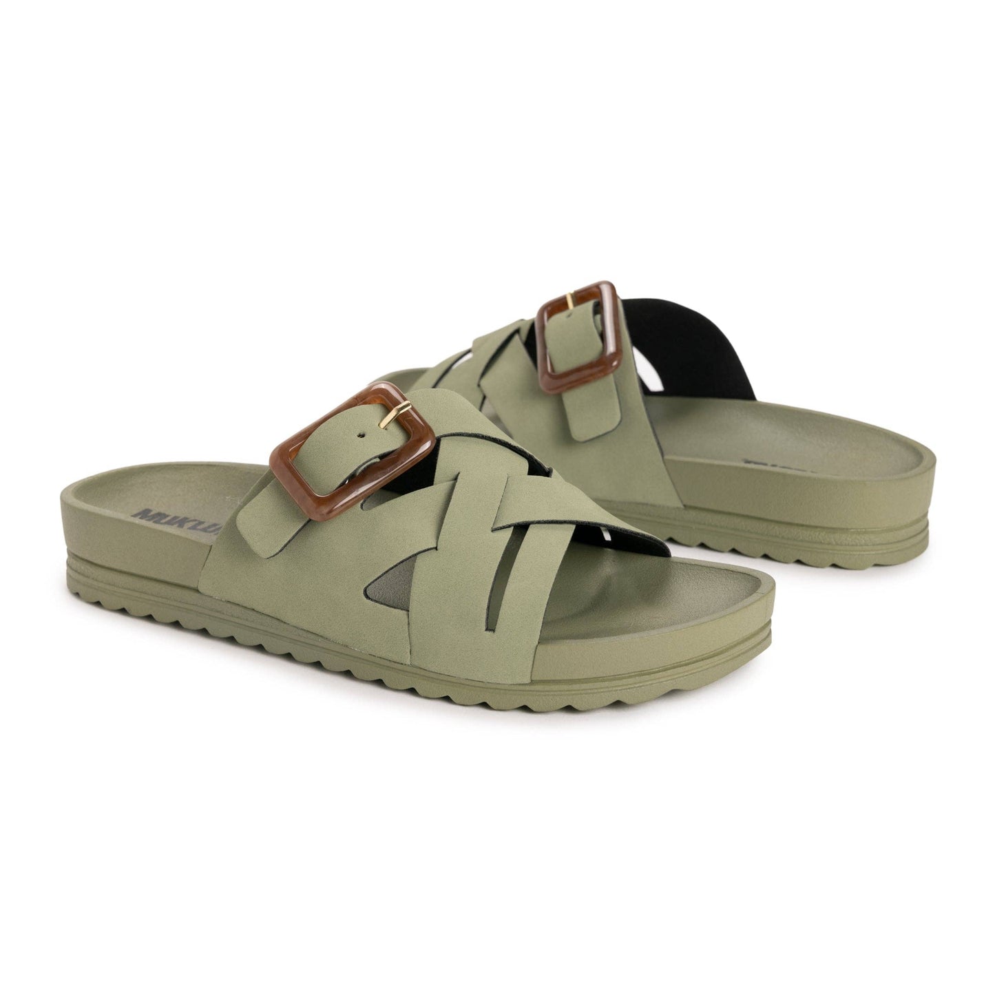 Muk Luks Women's Grand Shayna Sandal: Black / 6