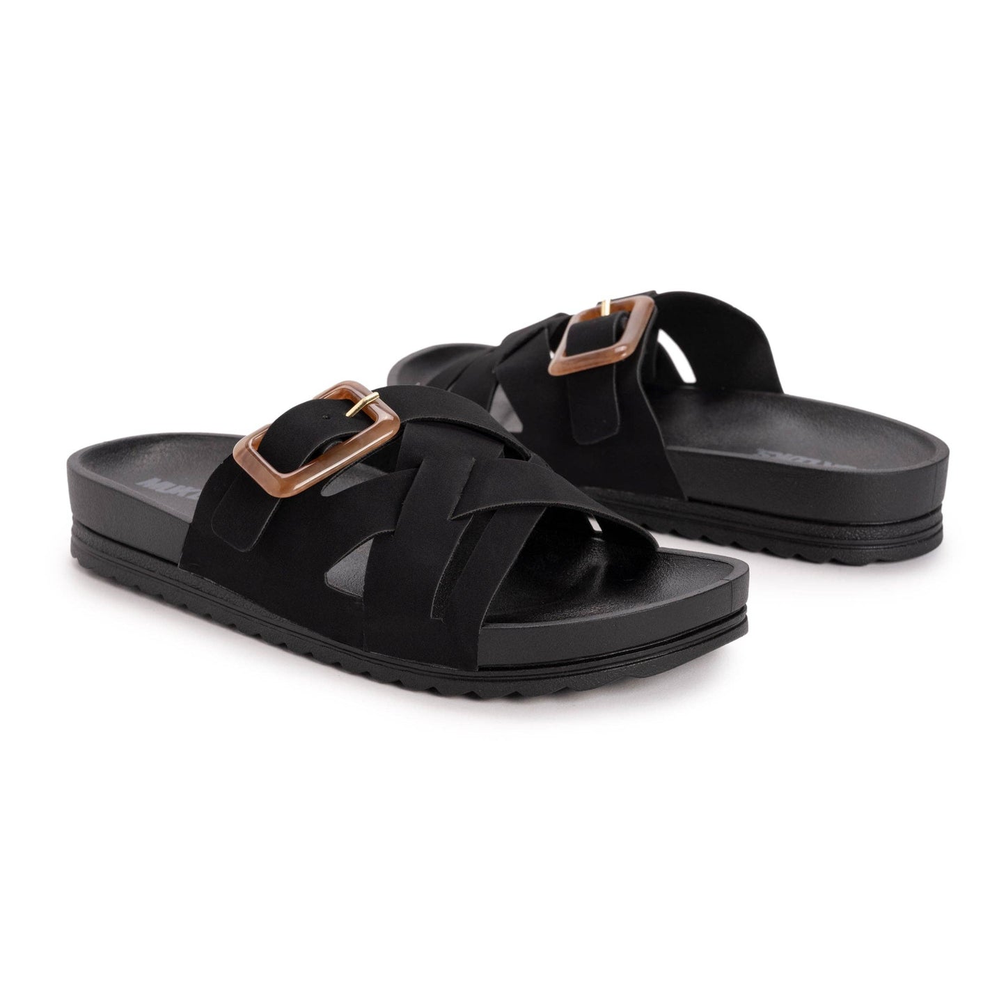 Muk Luks Women's Grand Shayna Sandal: Black / 10