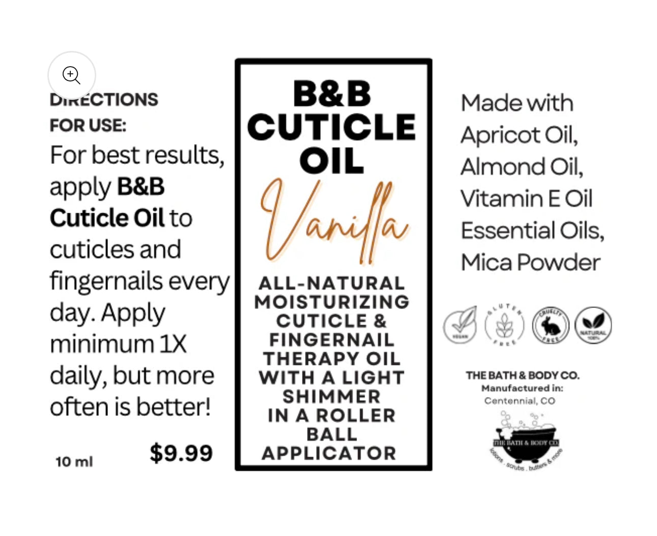 B&B Cuticle Oil
