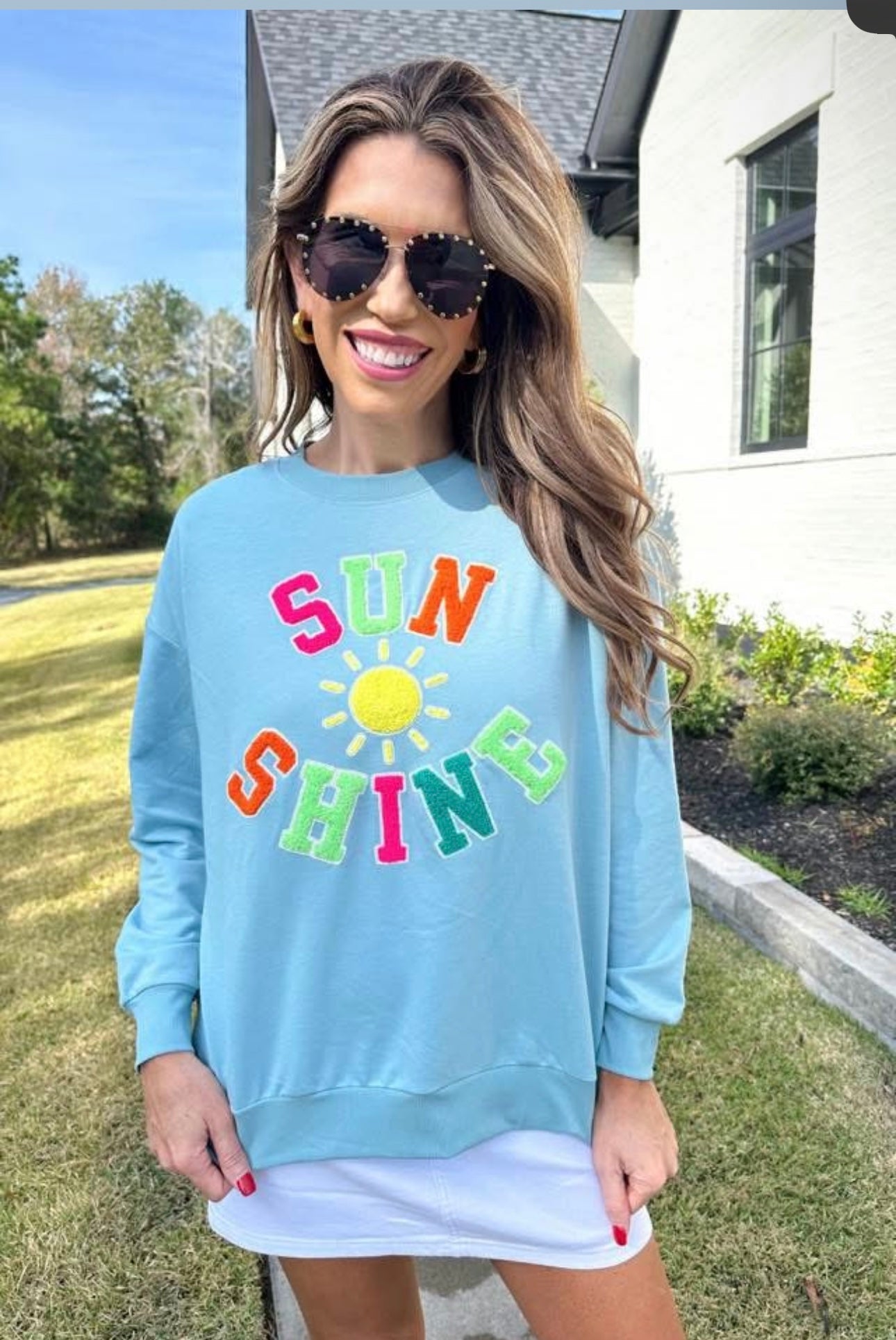 SUNSHINE Patch Pullover
