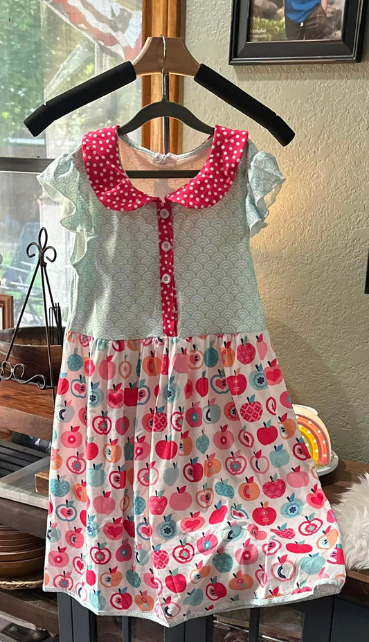 Pete & Lucy Dots & Apples Dress