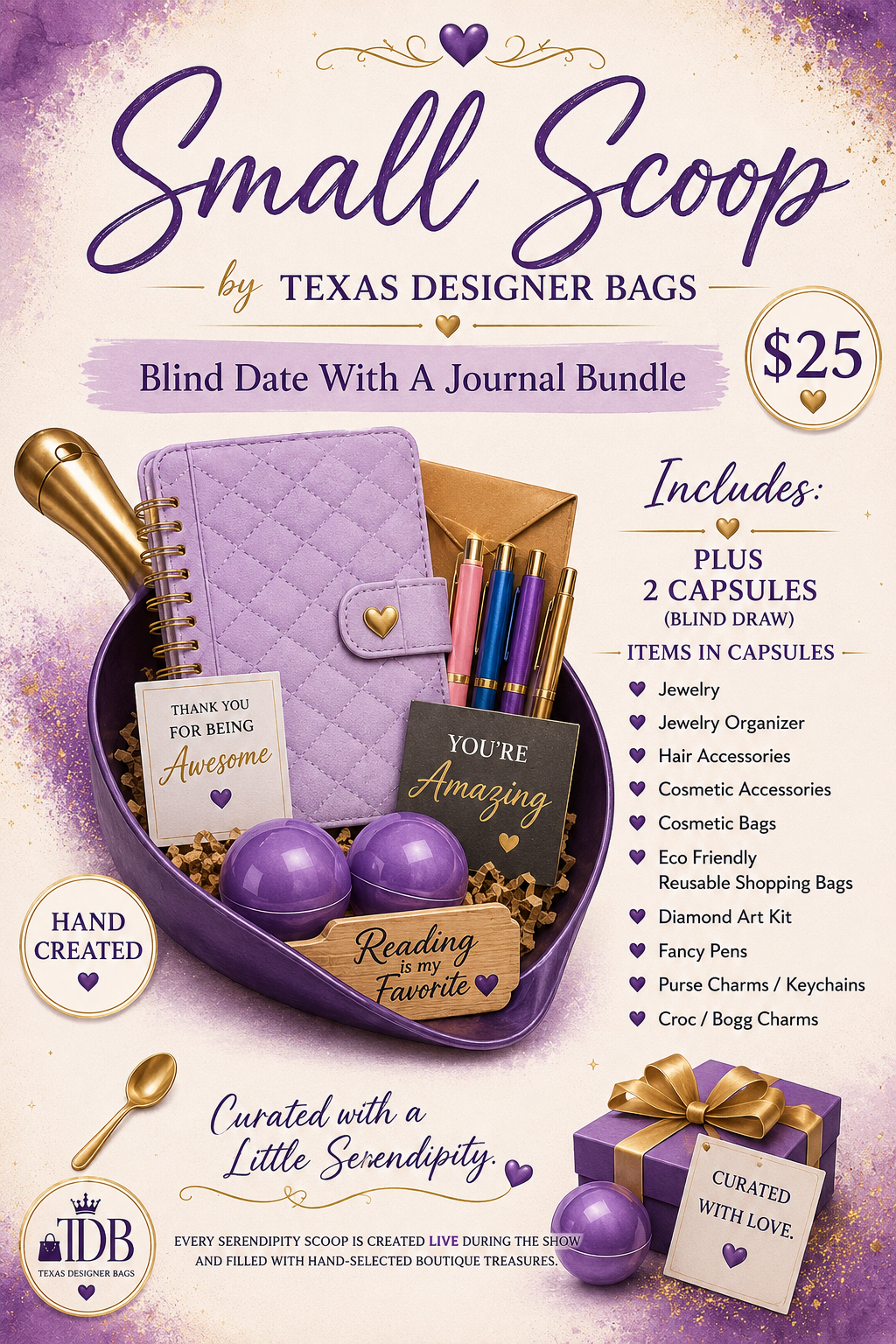 Small Scoop Blind Date with a Journal