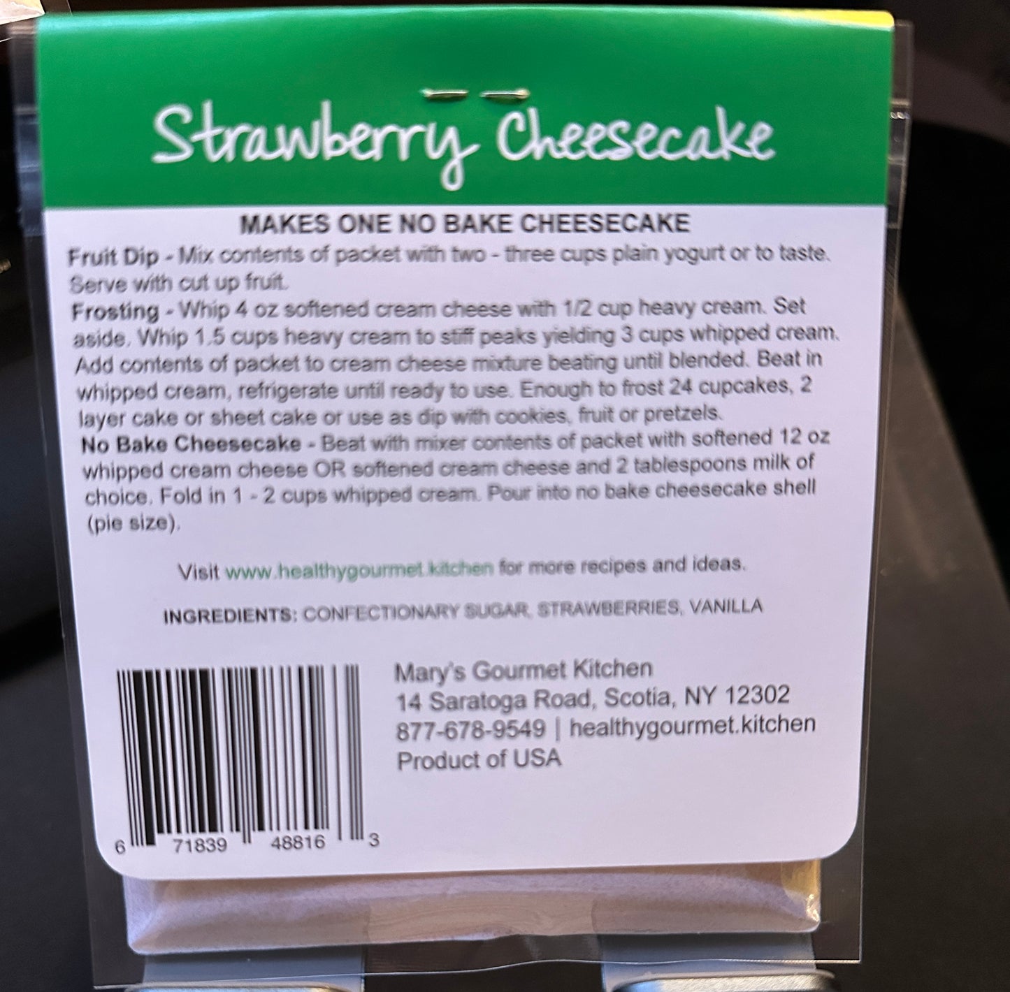 Strawberry Cheesecake Dip