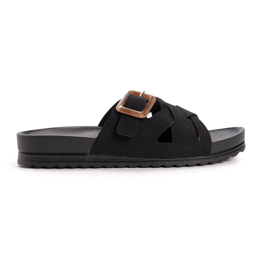 Muk Luks Women's Grand Shayna Sandal: Black / 10